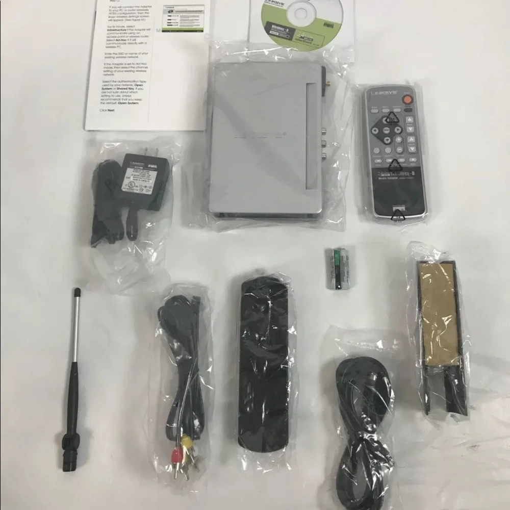 New LinkSys Wireless-B Media Adapter Model WMA11B 11Mbps 2.4 GHz With Opened Box